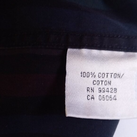 BUGATCHI MEN'S CLASSIC FIT PURPLE BLACK DARK STRIPE SHIRT SZ M - Picture 7 of 7